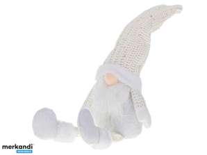 Nain de Noël à barbe blanche 47cm