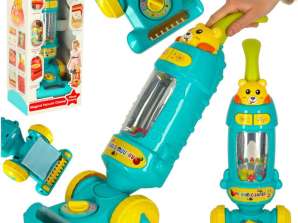 Aspirateur interactif vertical pour enfants avec son, 46 cm
