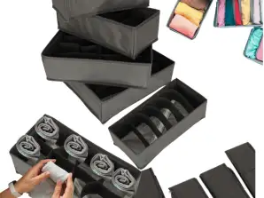 Organizer per cassetto biancheria intima, calzini, 4 pezzi
