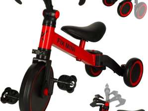 Tricycle Trike Fix Mini Balance 3en1 avec Pédales rouge
