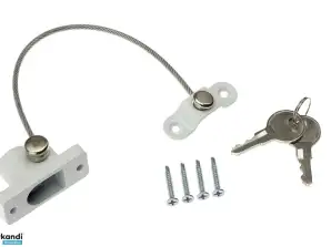 Protection des fenêtres avec serrure à bascule à clé