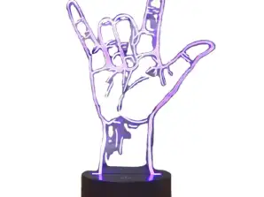 ZD98I 3d led-hand nachtlampje