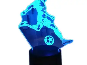 ZD98K 3d led-nachtlampje voor voetballers