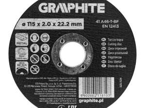 Trennscheibe. Korund für Metall 115 x 2,0 x 22,2 mm. 41 A46 T BF