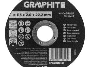 Trennscheibe. Korund für Beton 115 x 2,0 x 22,2 mm. 41 C46 R BF
