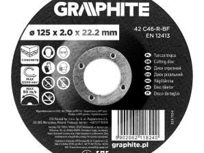 Trennscheibe. Korund für Beton. konvex 125 x 2,0 x 22,2 mm. 42 C46 R BF