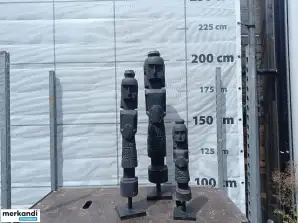 Auktion: Posten afrikanische Skulpturen (3-er Set)