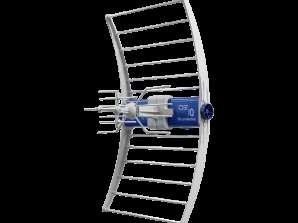Antenne TV DVB T/T2 ASR IQ 5G 700 PROTECTED 2023 avec alimentation ZZA 7 Telmor