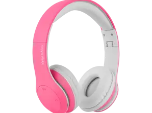 Wireless Over-Ear Headphones for Kids Kruger&Matz model Street Kids color pink