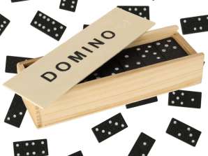 Domino Wooden Blocks Boîte de jeu familiale