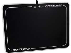 EGP104 Tappetino per mouse da gioco illuminato Nightcrawler