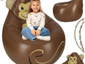 BESTWAY 75116 Poltrona gonfiabile pouf scimmia 70kg