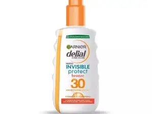 Garnier Delial Leche Solar Spray SPF 30 – 200 ml, Invisible