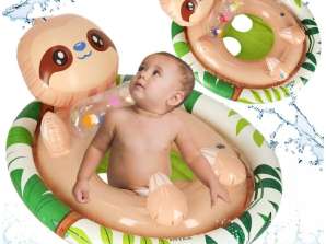 INTEX 59570 Anello nuoto bambino gonfiabile con sedile bradipo max 23kg 3 4anni