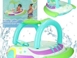 BESTWAY 34149 Salvagente, pontile gonfiabile per bambini con seggiolino, auto, auto con volante, 3 45 kg