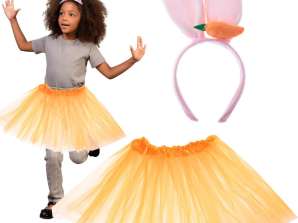 Costume di carnevale gonna coniglietto tulle cerchietto carota