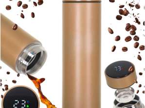 Mug thermos thermos smart LED 500ml or