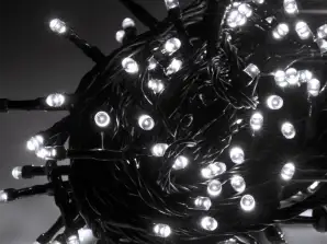 Lampadine natalizie LED Rebel esterne 10m bianche fredde con cambio di modalità di illuminazione
