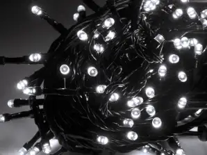Luci di Natale LED Rebel esterne 10m bianche fredde con cambio di modalità di illuminazione
