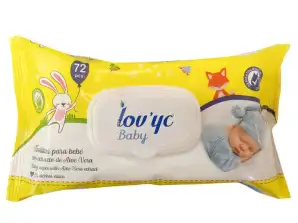 Lov'yc wipes 72 u. Baby aloe vera.