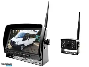 Automonitor mit Rekorderfunktion LCD 7 Zoll AHD mit Unterstützung für kabellose Kamera 12V 24V