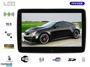 Autokopfstütze Monitor, spezialisiert für Mercedes Benz 12 Zoll LED Full HD mit Android System sowie USB, SD, FM, BT, WLAN 12V