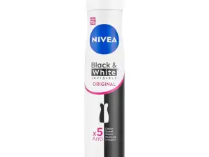 Nivea deodorant spray 200 ml. Black & white invisible original.
