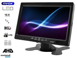 Nvox ahm607 Dual-Monitor Auto Stand-LCD 7 Zoll AHD/HD 4pin mit Rahmen 12/24v