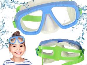 BESTWAY 22011 Lunettes Masque de Natation De Plongée Bleu 3