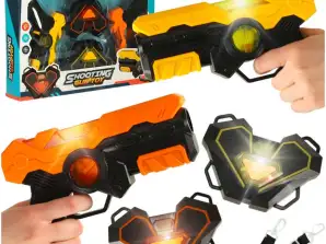 Pistola laser Paintball x 2 con bersaglio a infrarossi x 2