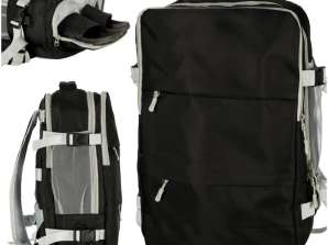Zaino da viaggio aereo Bagaglio a mano 45 x 16 x 28 cm Cavo USB Impermeabile Nero
