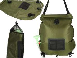 Douche de camping solaire 20L XXL avec thermomètre