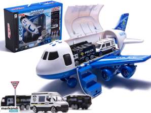 Transportor avion 3 masini politie