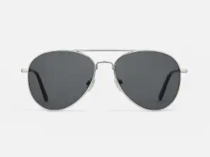 Sort ' Nødlidende' Aviator solbriller 2200-07
