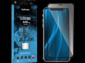 MyScreen DIAMOND GLASS LITE edge FULL GLUE fekete védőüveg Apple iPhone XR/11