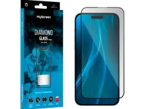 Szkło ochronne MyScreen DIAMOND GLASS LITE edge FULL GLUE czarne Apple iPhone 14 6.1