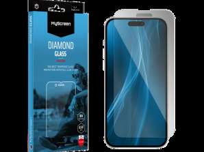 Verre de protection MyScreen DIAMOND GLASS LITE edge FULL GLUE noir Apple iPhone 15 6.1