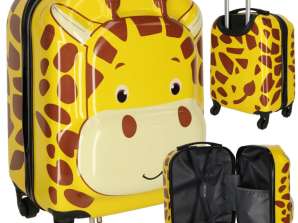 Valigia da viaggio per bambini bagaglio a mano su ruote giraffa