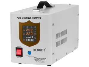 KEMOT PROsinus 1500/24 Pure Sine Waveform Inverter med ladefunksjon 24V 230V 1500VA/1050W