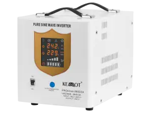 KEMOT PROsinus 2600/24 ren sinusbølgeomformer med ladefunksjon 24V 230V 2600VA / 1800W
