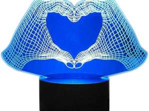 ZD98C Nachtlampje Handen 3d led