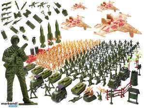 Les figurines de la base militaire des soldats sont constituées de 307 pièces.