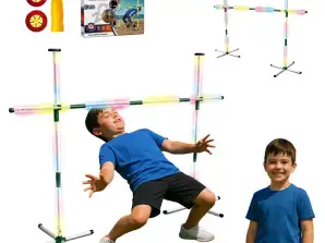2 AZ 1-BEN LED ARCADE JÁTÉK – CÉLDOBÁS KORONGOKKAL ÉS PALACKOKKAL – OTTHONRA ÉS KERTBE