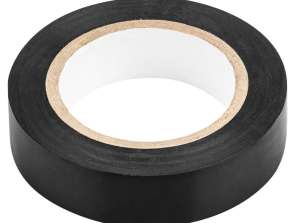 Zwarte isolatietape 15 mm x 0,13 mm x 10 m