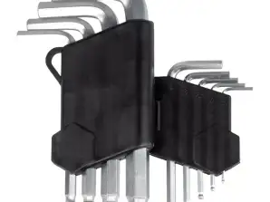 Короткие шестигранные ключи 9 шт. CRV Amio 01041