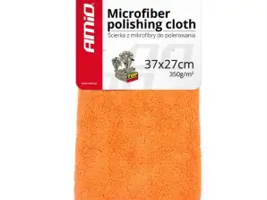 Poleringsklut til bil av mikrofiber 37x27 cm 350g/m2 amio 01047