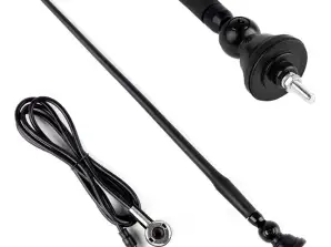 Antenna per auto 34 cm 5 mm adattatore ant02 amio 01049