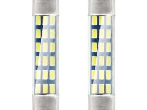 Ampoules LED standard 3014 18smd feston c5w c10w c3w 41mm blanche 12v amio 01092