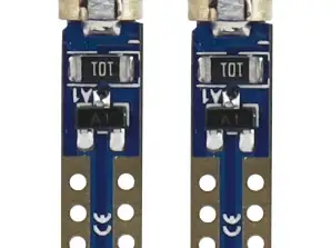 LED-lampor standard t5 w1w 1xsmd 3030 12v hög effekt amio 01094