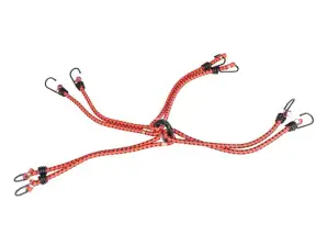 Flexibele elastische banden voor het bevestigen van bagage 8-armig 60 cm o7 mm bstrap 01 amio 01146